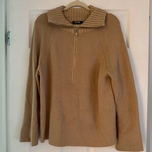 Ribbed Tan Sweater